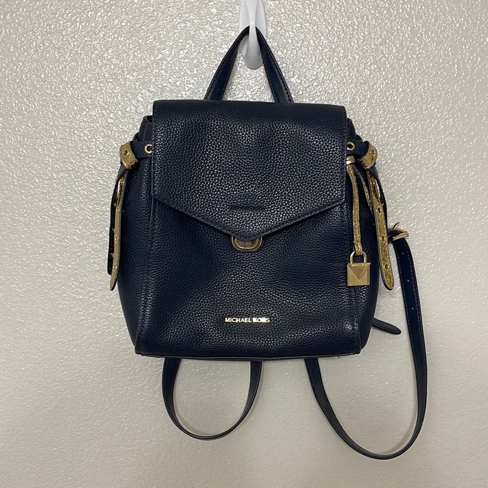 Michael Kors | Navy Blue Small Backpack